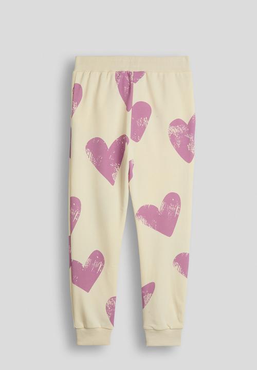 Pop Candy - All-over print joggers - cream/purple