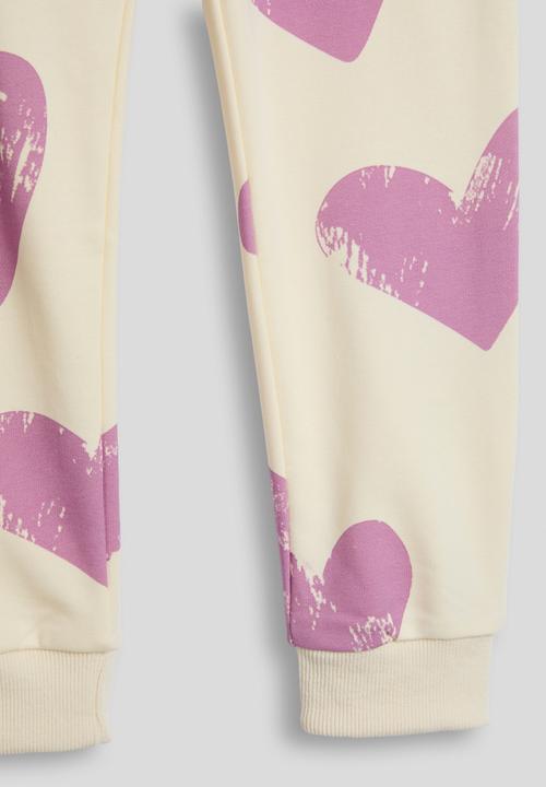 Pop Candy - All-over print joggers - cream/purple