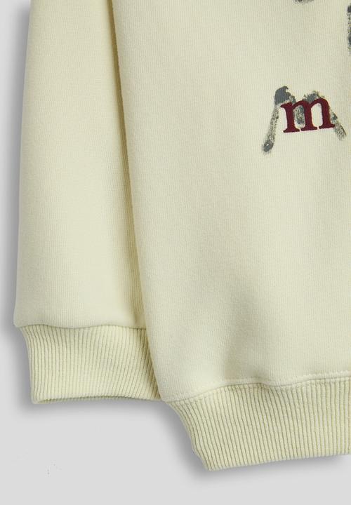 Pop Candy - Slogan print hoodie - cornfield white