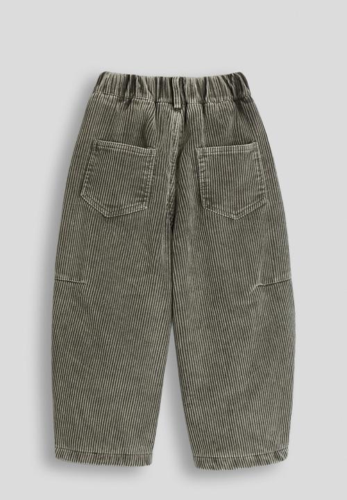 Pop Candy - Corduroy barrel pants - distressed grey