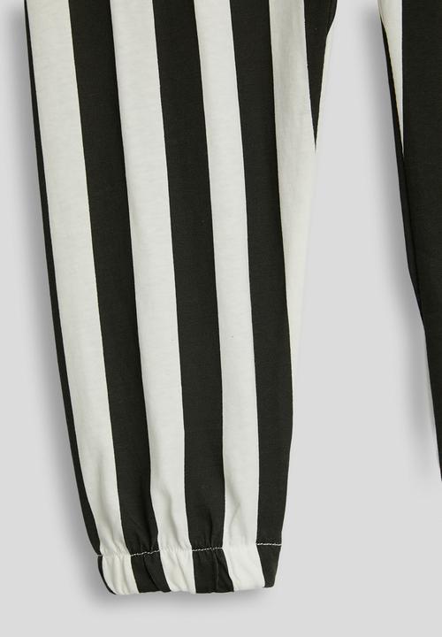 Pop Candy - Stretchy pants - black stripes
