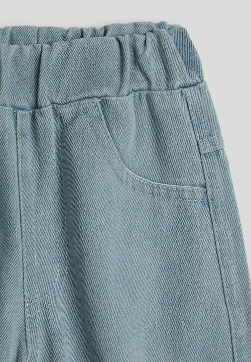 Pop Candy - Turn up hem jeans - light blue