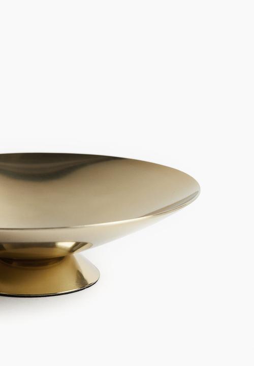 H&M - Small pedestal bowl - gold-coloured