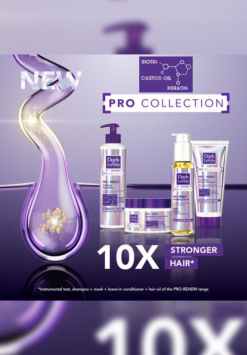Dark and Lovely - Pro Collection Replenishing Rinse-Off Mask - 250ml