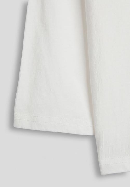 Pop Candy - Overlap pocket tee - white