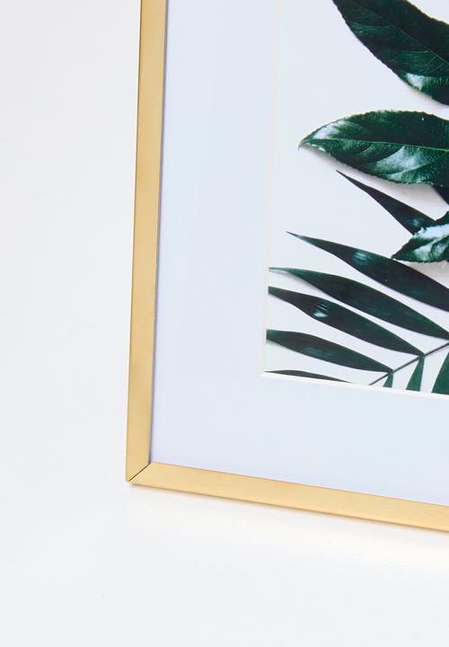 H&S - Metal Photo Frame - Gold