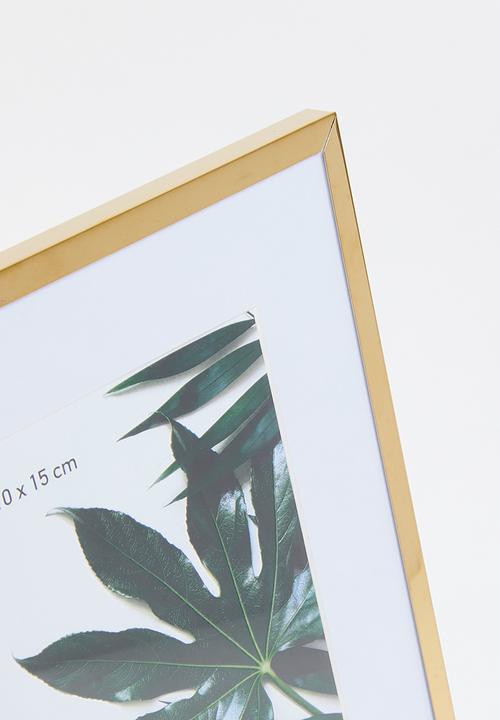 H&S - Metal Photo Frame - Gold