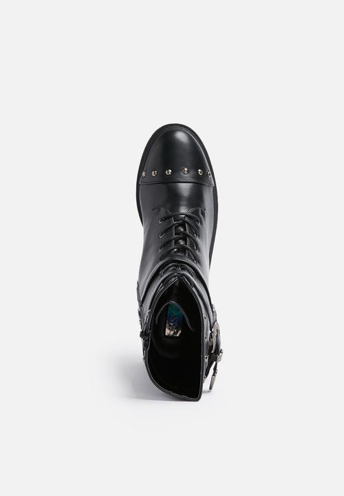 Daisy Street - Buckle studded boot