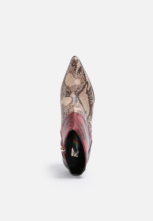 Daisy Street - Python ankle boot