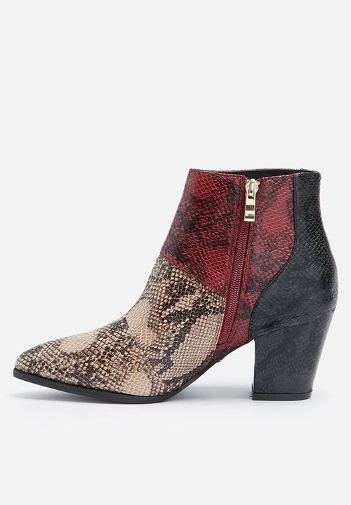 Daisy Street - Python ankle boot