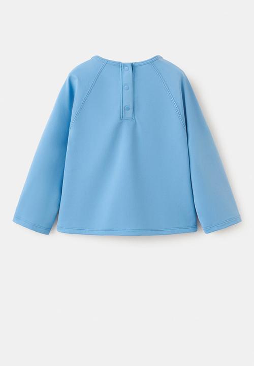 MANGO - T-Shirt Solbb - Medium Blue