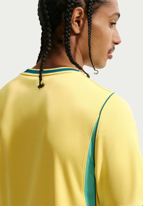 Nike - Brasil 2026 Stadium Home Dri-FIT Soccer Jersey - Canary Yellow/ Menta