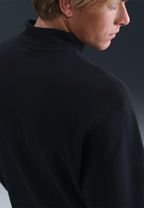 Nike - NSW Club  1/2-Zip Fleece Top - Black