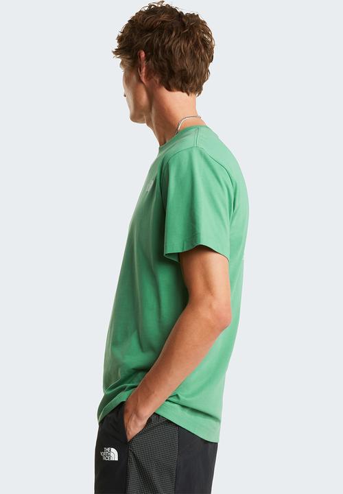 The North Face - Evolution Box Nse Regular Short Sleeve Tee - Dimmed Algae