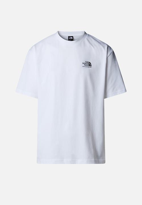 The North Face - M S/S Graffiti Style Tee Oversize Fit - Tnf White/Black-Evergreen