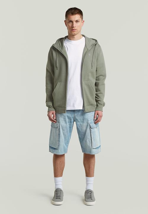 G-STAR - Premium Core Hdd Zip Sw L\S - Lt Orphus