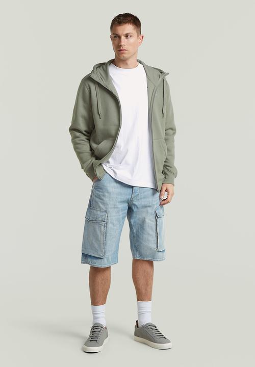 G-STAR - Premium Core Hdd Zip Sw L\S - Lt Orphus