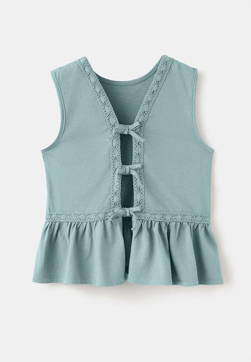 MANGO - T-Shirt Paloma - Petrol Blue