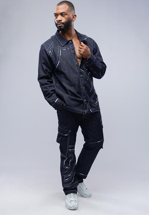 Bogart Man - Bogart utility stitch denim set - denim