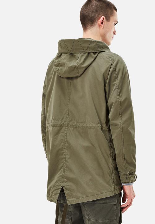 G-STAR - Batt HDD short parka scota weave