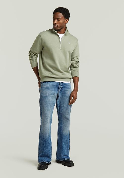 G-STAR - Premium Core Half Zip R Sw L\S - Lt Orphus