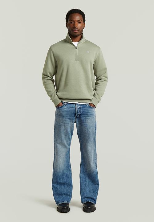 G-STAR - Premium Core Half Zip R Sw L\S - Lt Orphus