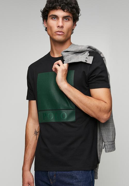 POLO - Printed Graphic Short Sleeve T-Shirt - Black