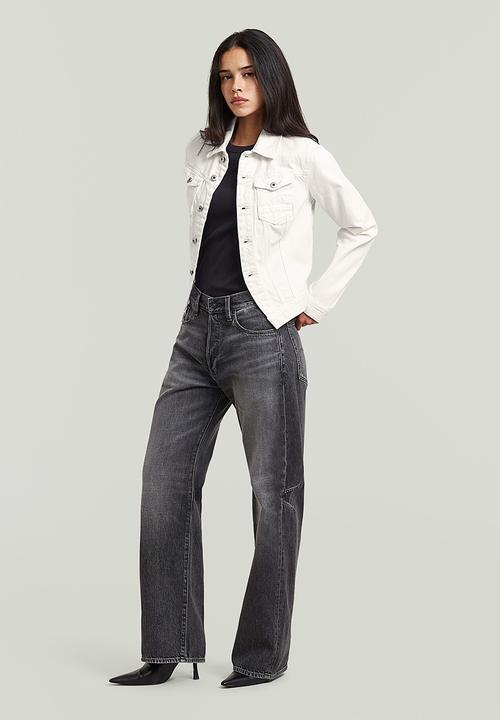 G-STAR - Pitched hem slim jacket wmn - ecru