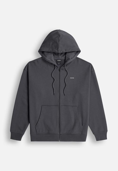 G-STAR - Back Gr Loose Hdd Zip Sw - Petrol