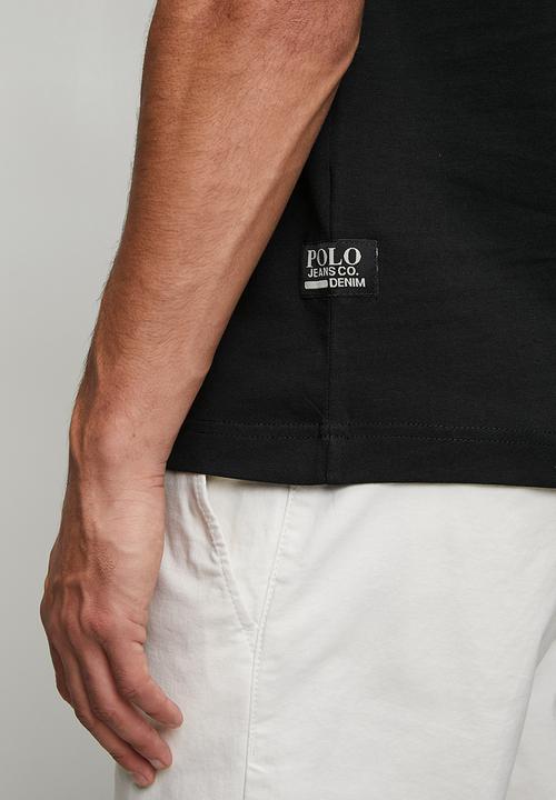POLO - Mdududzi Pjc Short Sleeve 3D Logo Tee - Black
