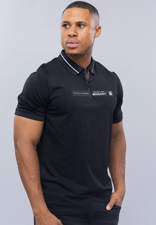 Bogart Man - Bogart styled by originators polo - black
