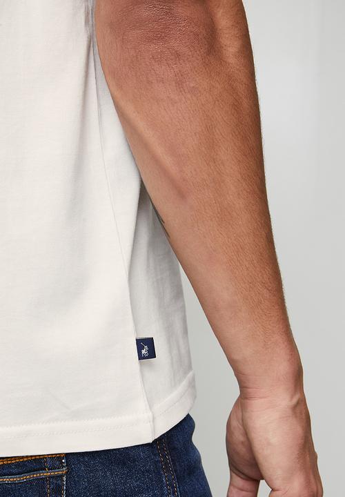 POLO - Daniel Printed Short Sleeve Tee - White