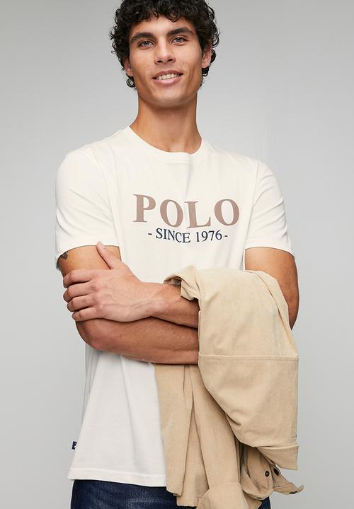 POLO - Daniel Printed Short Sleeve Tee - White