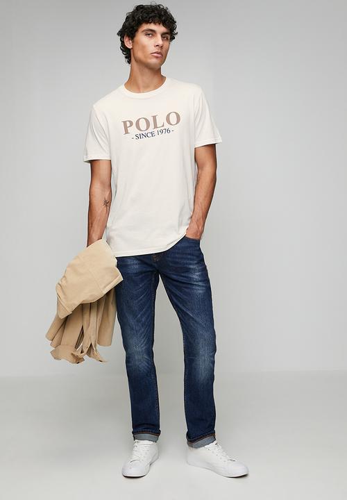 POLO - Daniel Printed Short Sleeve Tee - White