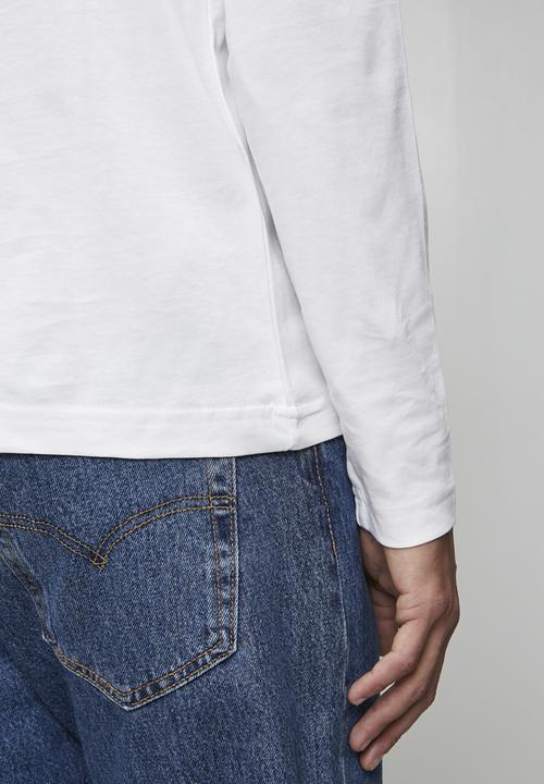 Replay - Basic Jersey LS T-shirt - White