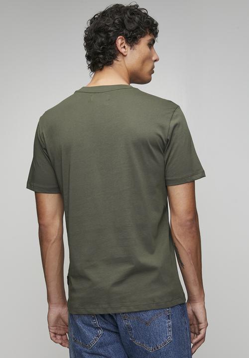 Replay - Basic Jersey Crew Neck T-shirt - Green