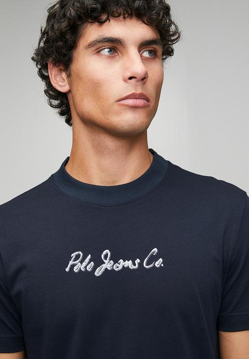 POLO - Pule Pjc Ss Metallic Logo Tee - Navy