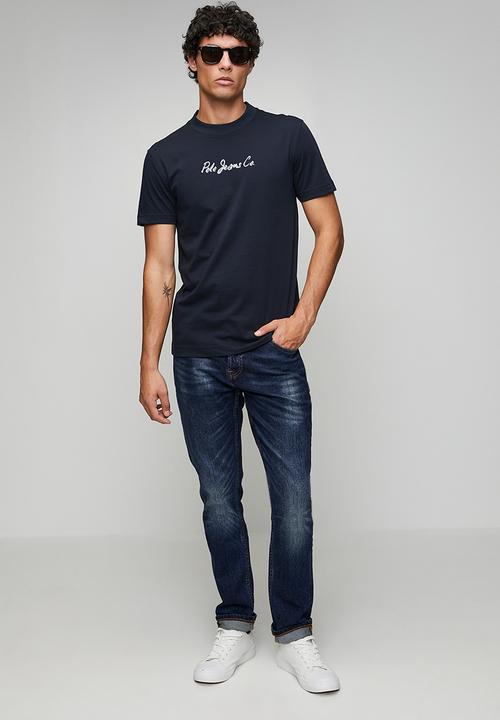 POLO - Pule Pjc Ss Metallic Logo Tee - Navy