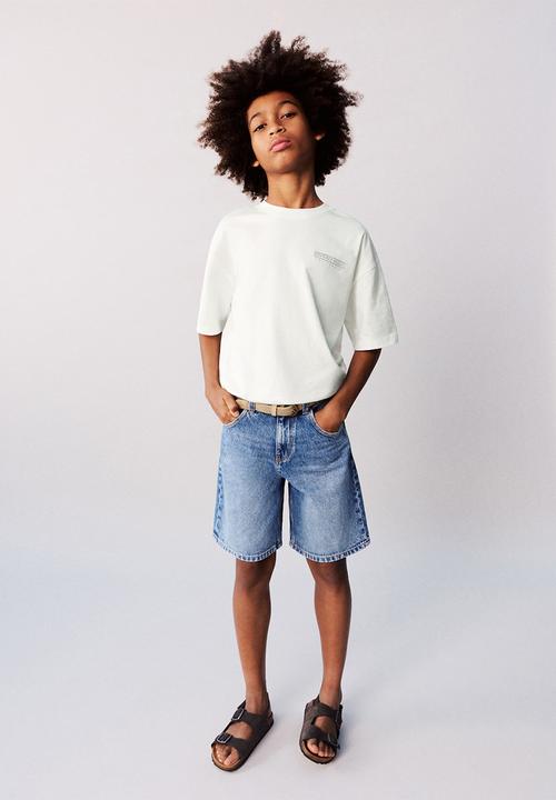 MANGO - T-Shirt A2Rodeo - Natural