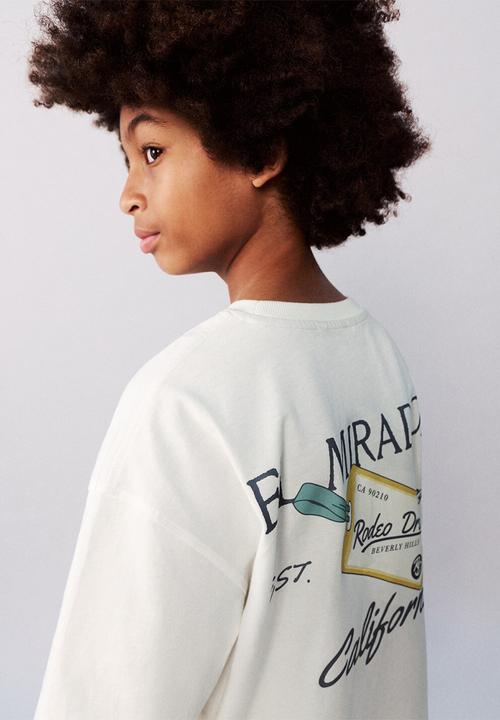 MANGO - T-Shirt A2Rodeo - Natural
