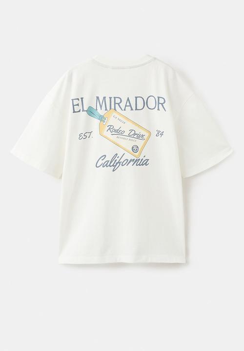 MANGO - T-Shirt A2Rodeo - Natural