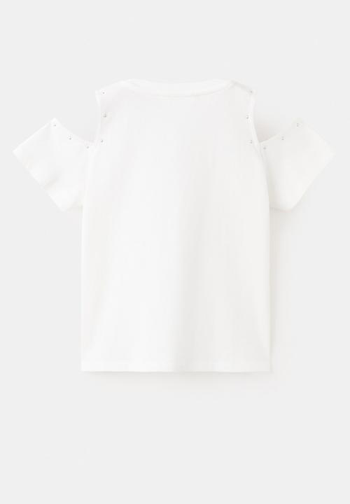 MANGO - T-Shirt Tach - Natural