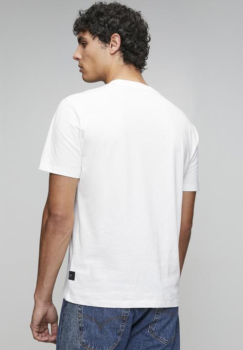 Replay - Basic Jersey Crew Neck T-shirt - White