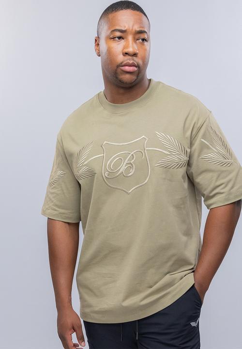Bogart Man - Bogart laurel crest oversized tee - army