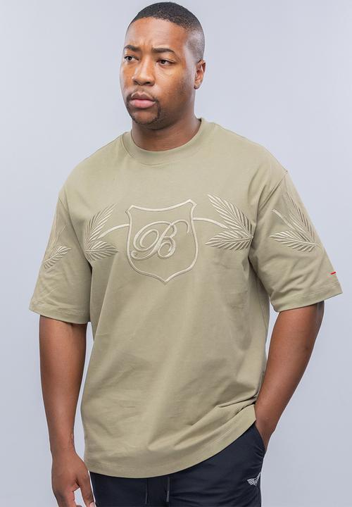 Bogart Man - Bogart laurel crest oversized tee - army
