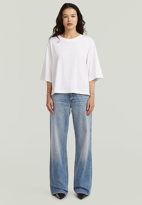 G-STAR - Modern basic relaxed 3\4 sl r t wmn - white