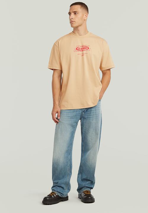 G-STAR - Hyper Gr Relaxed R T - beige 