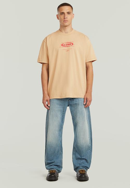 G-STAR - Hyper Gr Relaxed R T - beige 