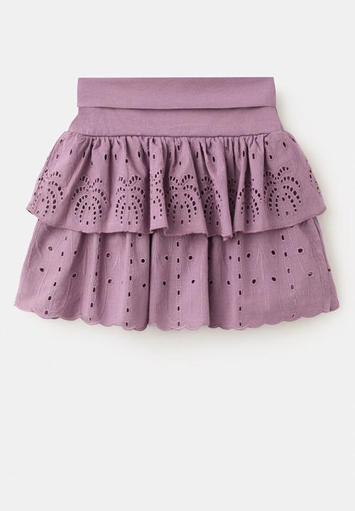 MANGO - Skirt Olivia - Medium Purple