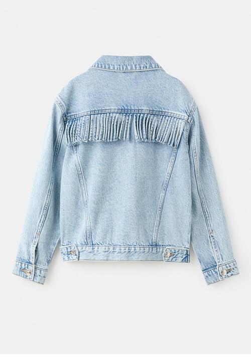 MANGO - Jacket Rodeo - Open Blue